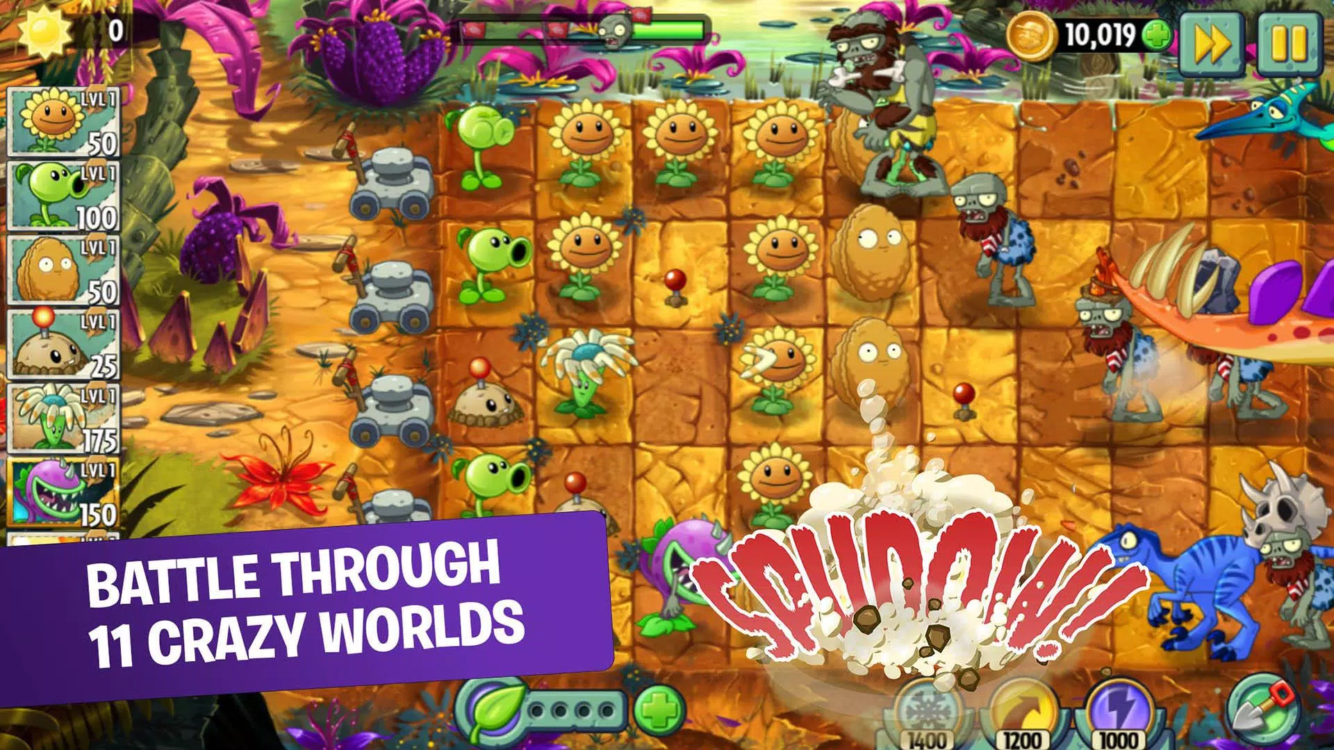 Скачать Plants Vs. Zombies™ 2 APK Для Android