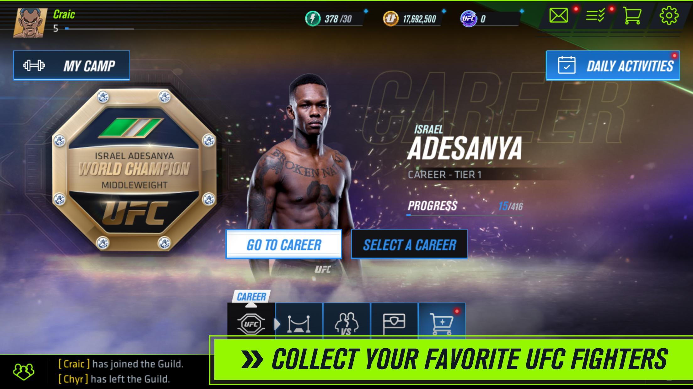 Ufc mobile игры