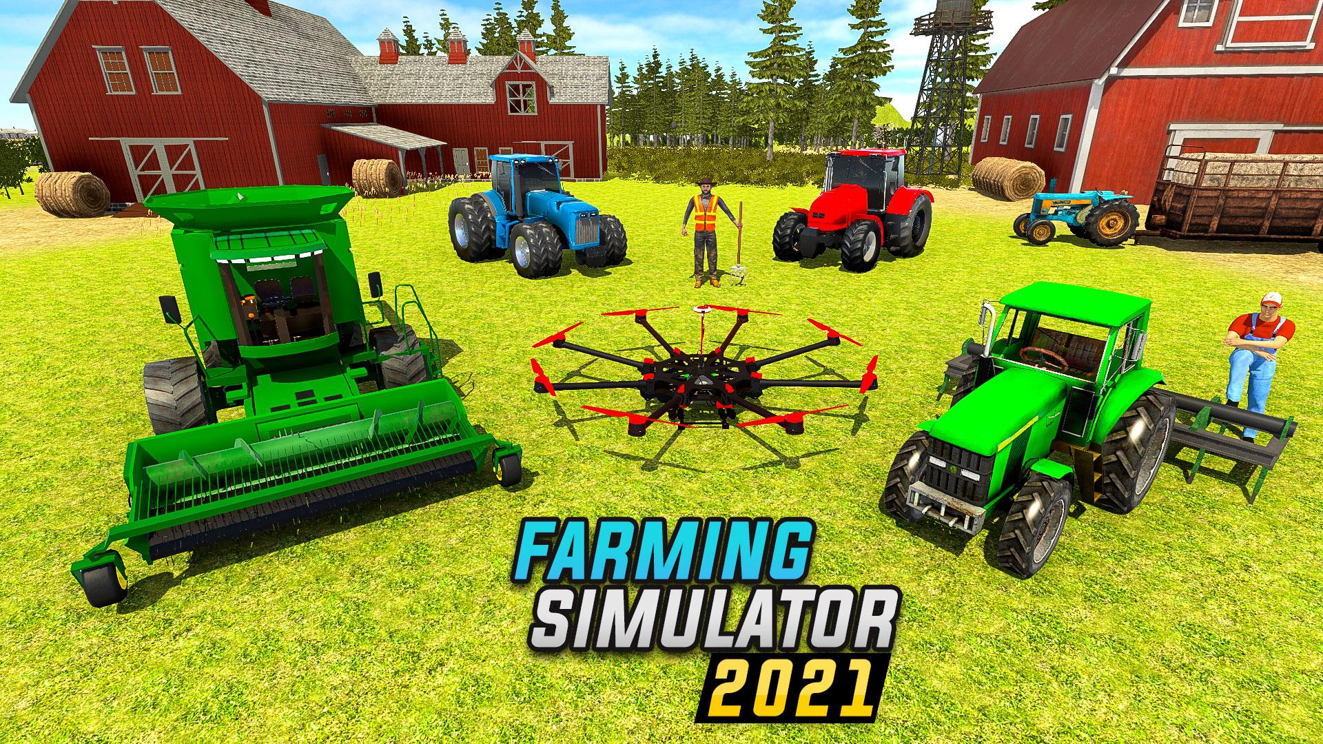 Real Farm Sim 21: Tractor Farming Simulator Game for Android - APK Download