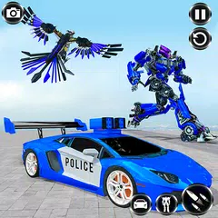 Скачать Police Eagle Robot Transformation:Free Robot Games APK