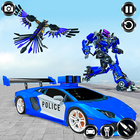 Police Eagle Robot Transformation icon