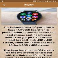 Samsung Galaxy Watch 6 guide تصوير الشاشة 3