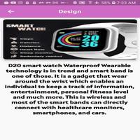 smart watch d20 guide help تصوير الشاشة 1