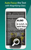 Magnifying Glass with Flashlight & OCR poster