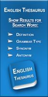 Poster Thesaurus inglese