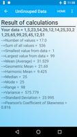 Statistical Analyzer تصوير الشاشة 1