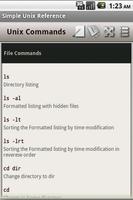Simple Unix Reference poster
