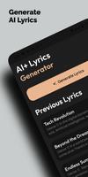 AI Lyrics Generator: Writer AI Affiche