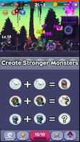 Merge Monster - Idle Puzzle RPG captura de pantalla 1