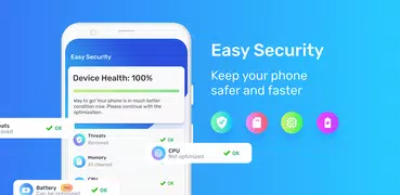 Easy Security - Optimizer, Booster, Phone Cleaner