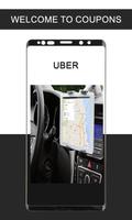 Coupons for Uber Affiche