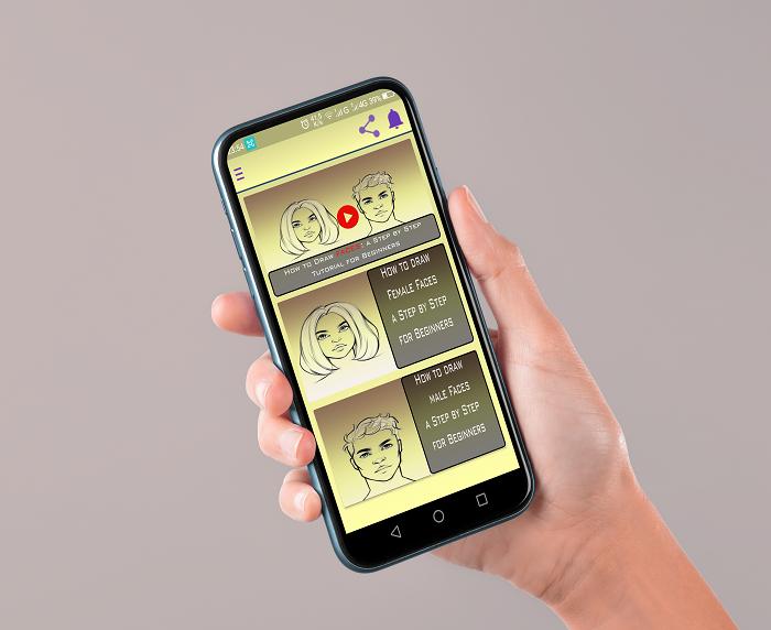 how to draw face-Easy drawing for Android - APK Download