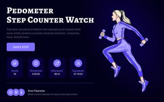 Pedometer - Step Counter Watch poster