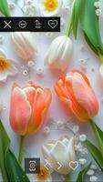 Tapeten mit Blumen Screenshot 2