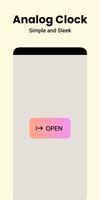 Analog Clock Plakat
