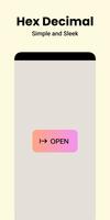 Hex Decimal Plakat