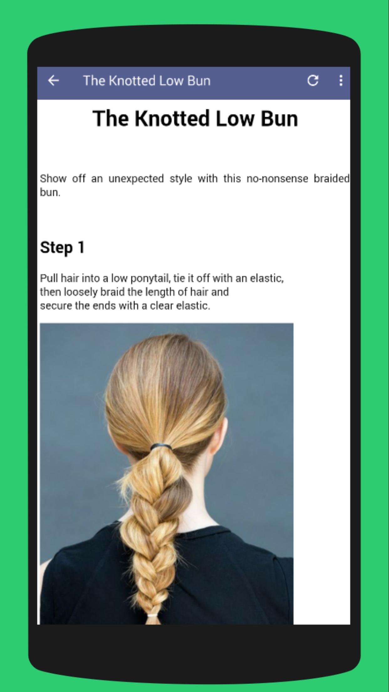 Easy Hairstyle Tutorials For Work For Android Apk Download