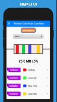 Resistor Color Code Calculator - Free | Offline captura de pantalla 1
