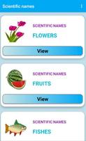 Biology Scientific Names App capture d'écran 2