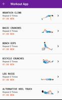 Workout App screenshot 2