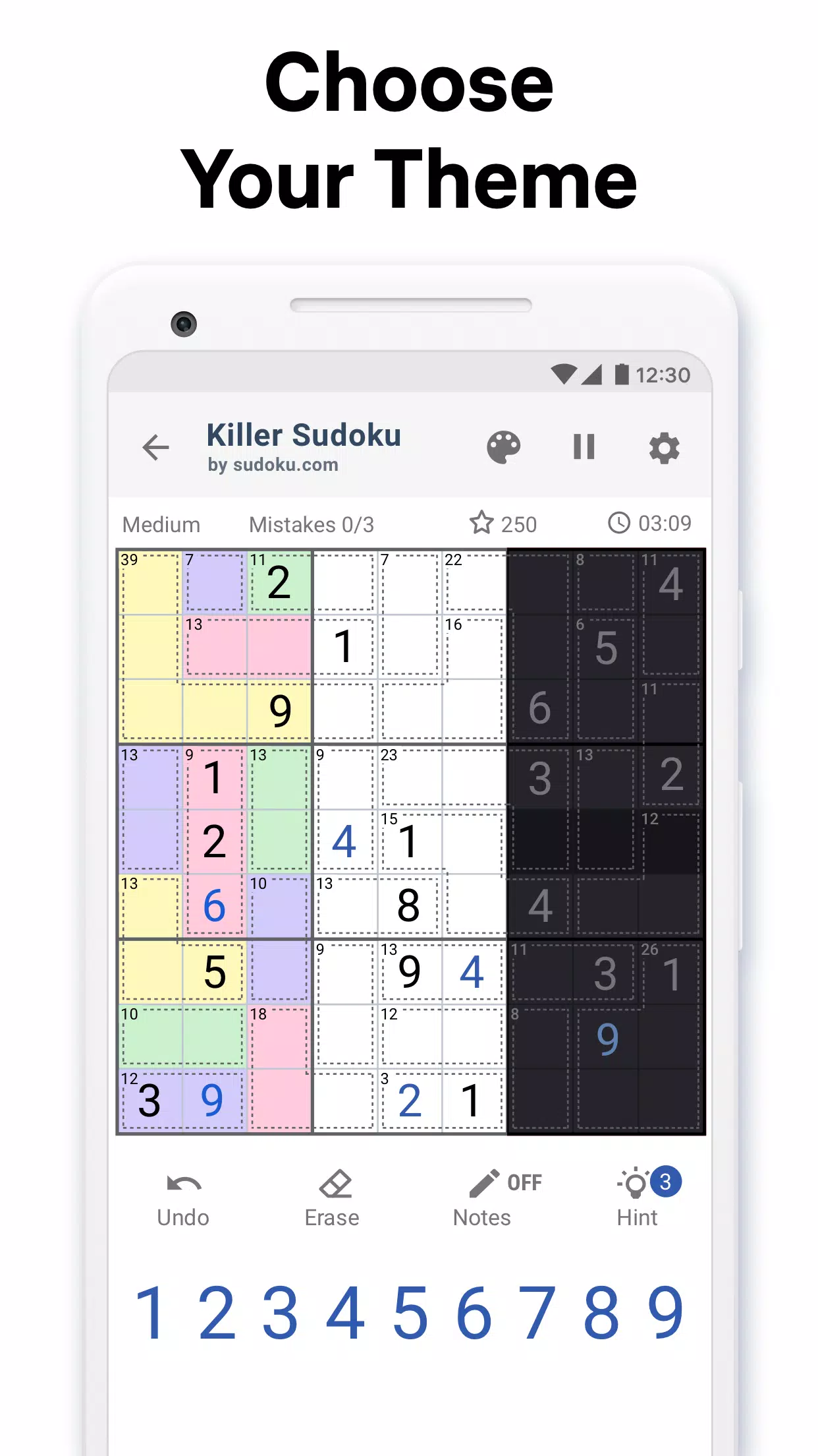 Killer Sudoku Master SumSudoku versão móvel andróide iOS apk
