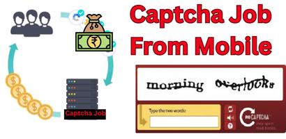 Captcha Job:  Work & Earn Cash Plakat