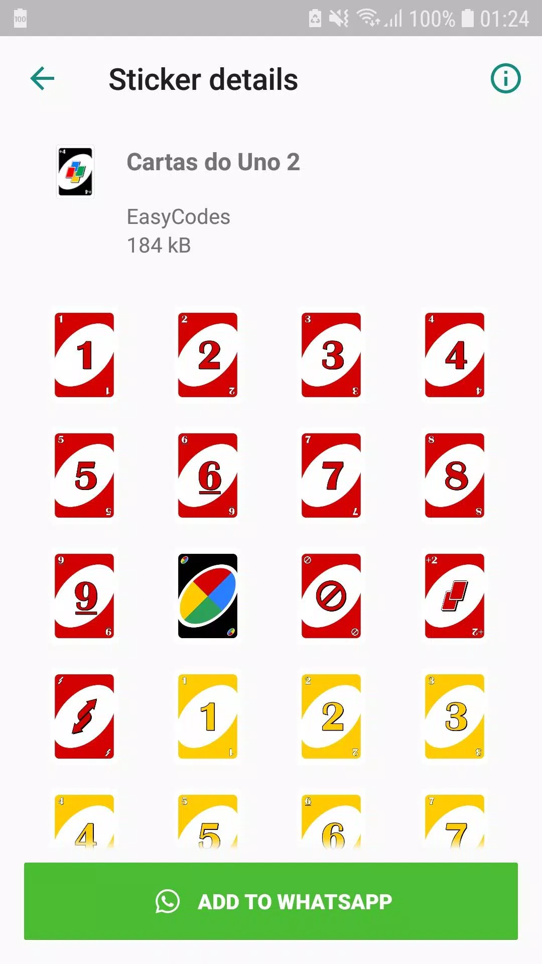 Uno stickers for WhatsApp - WAStickerApps APK for Android Download