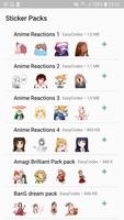 Anime stickers for WhatsApp - WAStickerApps Affiche