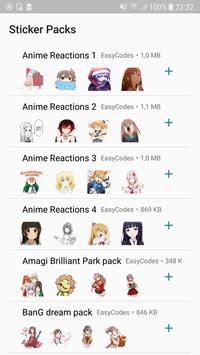 Anime stickers for WhatsApp - WAStickerApps الملصق