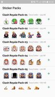 Stickers Clash Royale for WhatsApp - WAStickerApps Poster