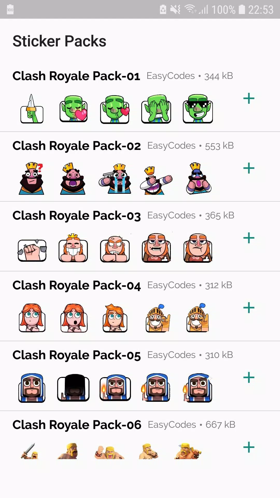 Opheldering garen blootstelling Stickers Clash Royale for WhatsApp - WAStickerApps APK voor Android Download
