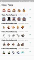 Stickers Clash Royale for WhatsApp - WAStickerApps captura de pantalla 1