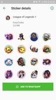 Figurinhas do League para WhatsApp - WAStickerApps imagem de tela 1