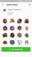 League stickers for WhatsApp - WAStickerApps captura de pantalla 3