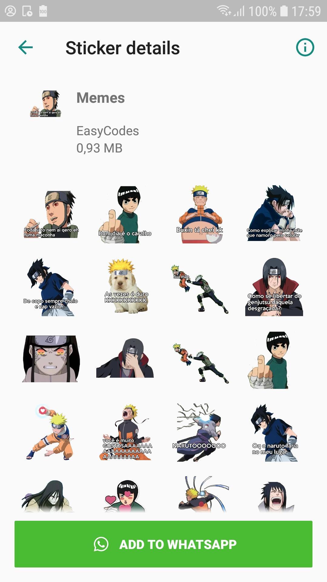 40+ Trend Terbaru Stiker Wa Meme Naruto