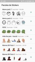 Memes stickers for WhatsApp - WAStickerApps capture d'écran 1
