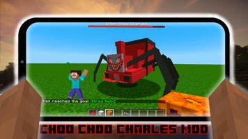 Mod Cho-Choo Charles Minecraft Affiche