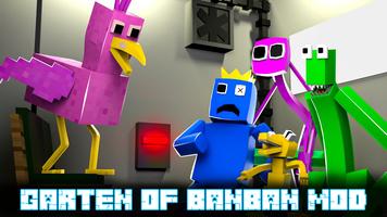 Garten of Banban Mod Minecraft Cartaz