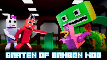 Garten of Banban Mod Minecraft imagem de tela 1