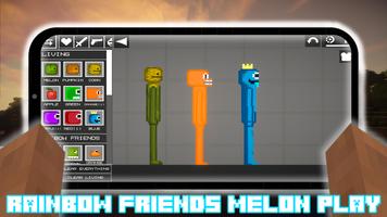 Rainbow Friends MOD Melon Play poster