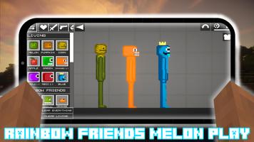 Rainbow Friends MOD Melon Play Affiche