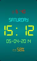 برنامه‌نما Dock Station Digital Clock عکس از صفحه