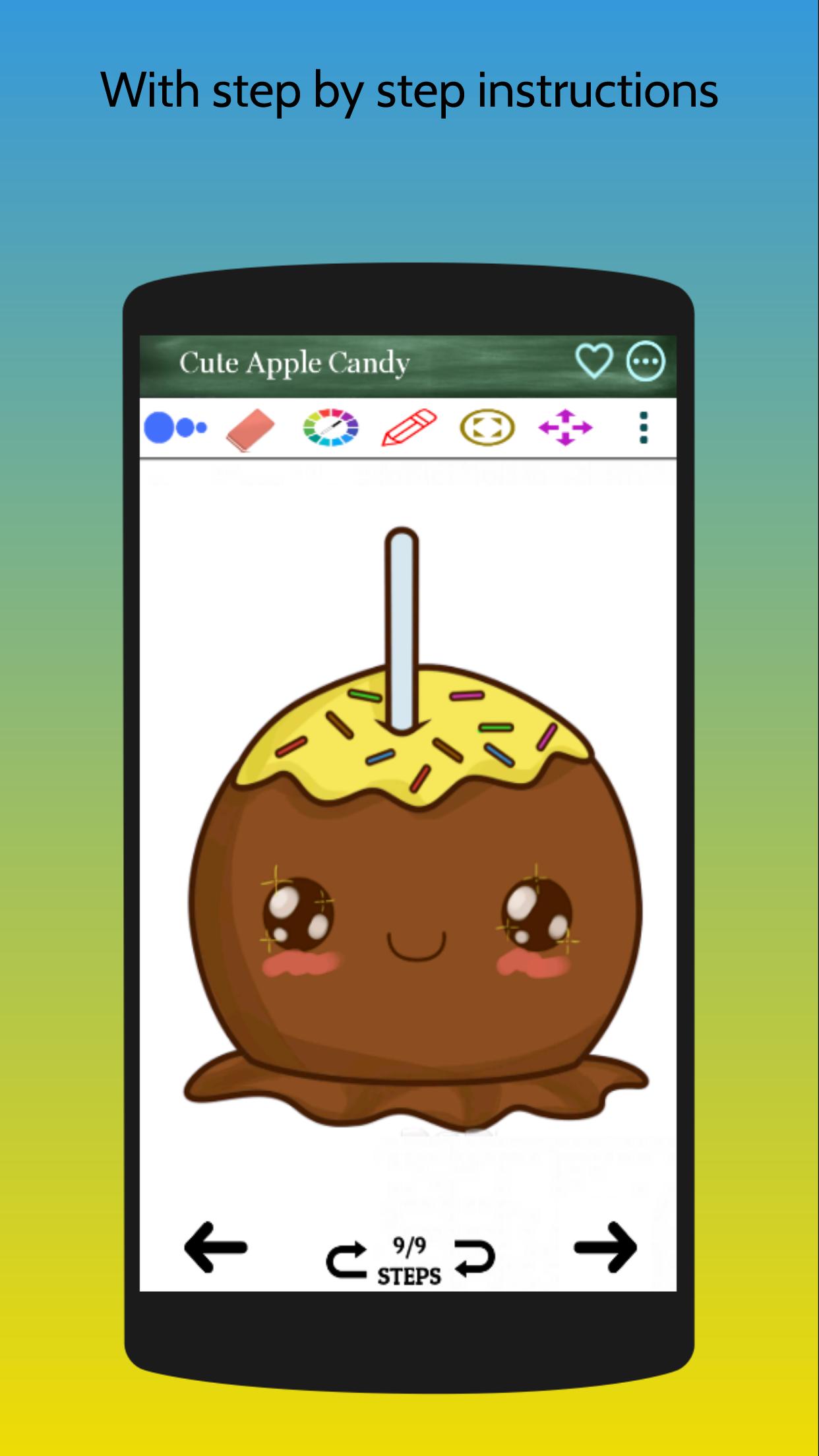 Cara Menggambar Permen Kartun Lucu Dengan Mudah For Android Apk