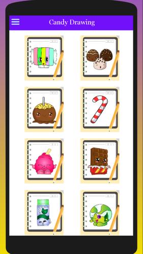 Cara Menggambar Permen Kartun Lucu Dengan Mudah For Android Apk Download
