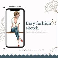 Easy Fashion Sketch Ideas ảnh chụp màn hình 1