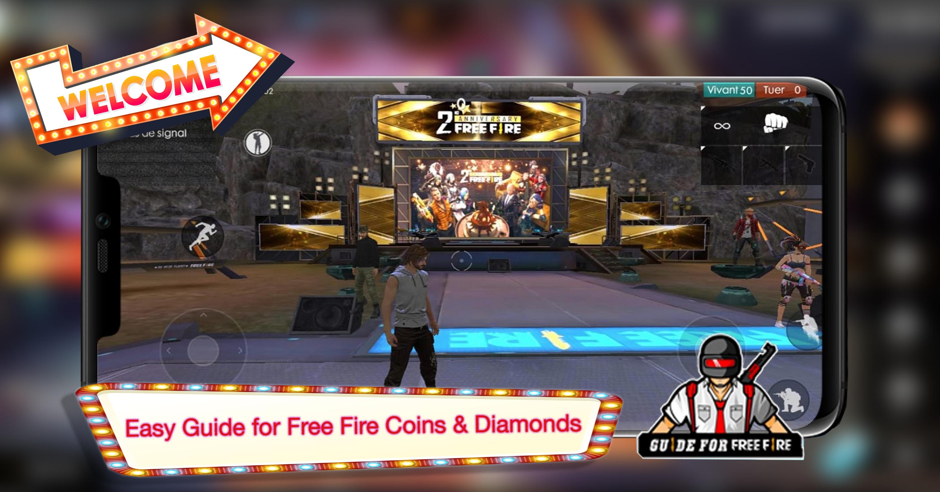 Guide For Free Fire Coins Diamonds Easy Dlya Android Skachat Apk