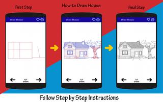 Comment dessiner une maison capture d'écran 2