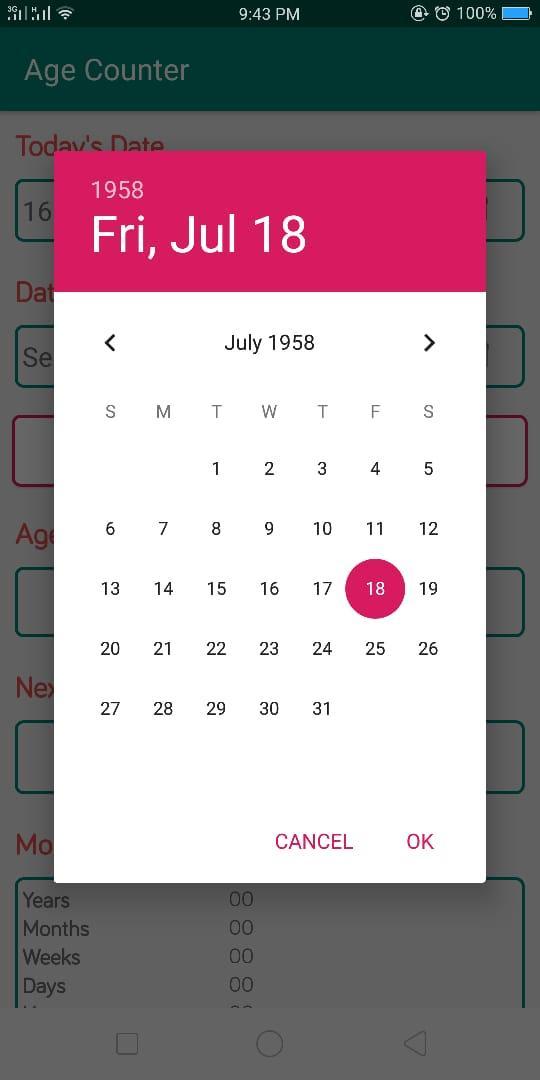 عداد عمر حسب تاريخ الميلاد عمر آلة حاسبة For Android Apk Download