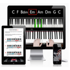 easy piano lessons icon