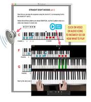 easy piano lessons poster
